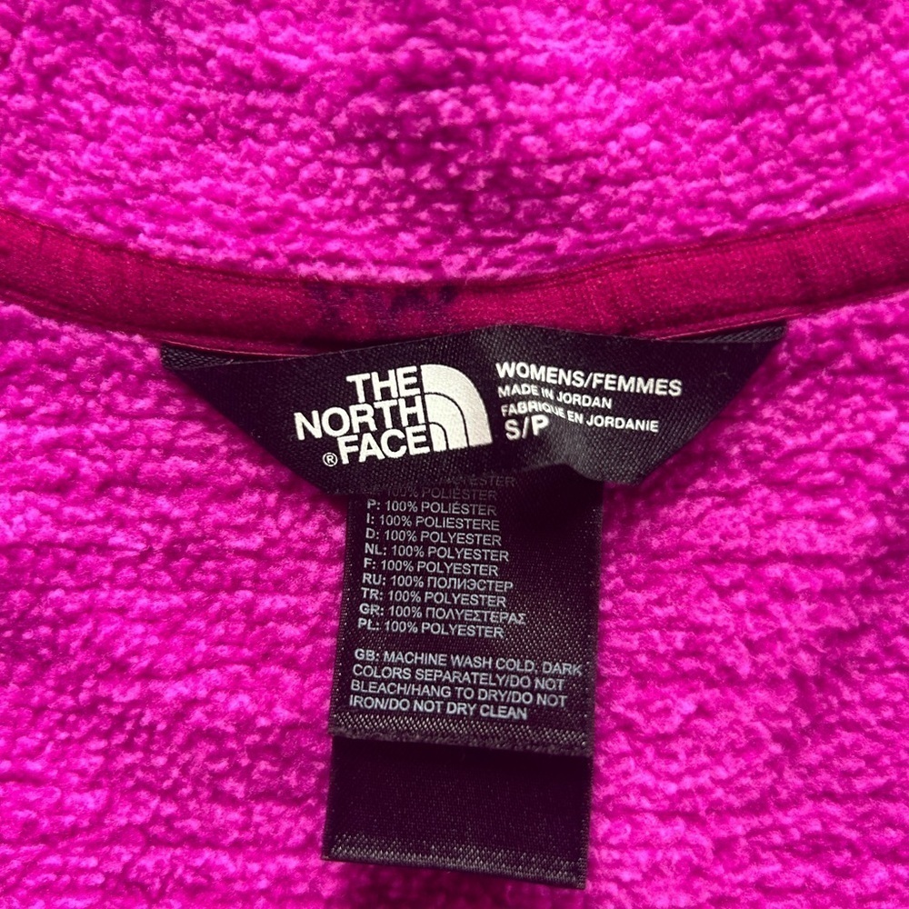 The North Face Pullover 1/4 Zip Hoodie 100% Polyester - Picture 4 of 5